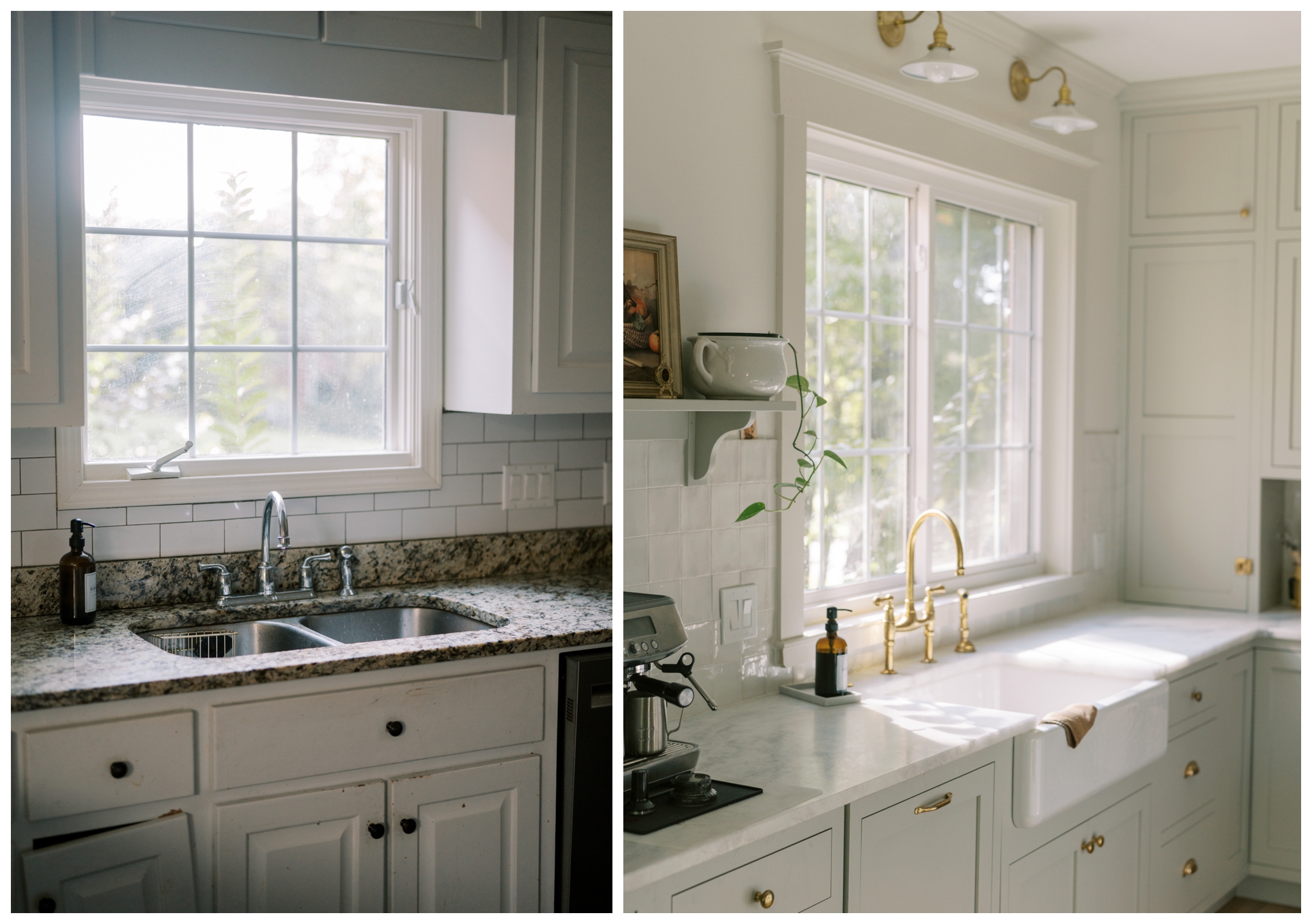 Dreamy kitchen transformation before and after