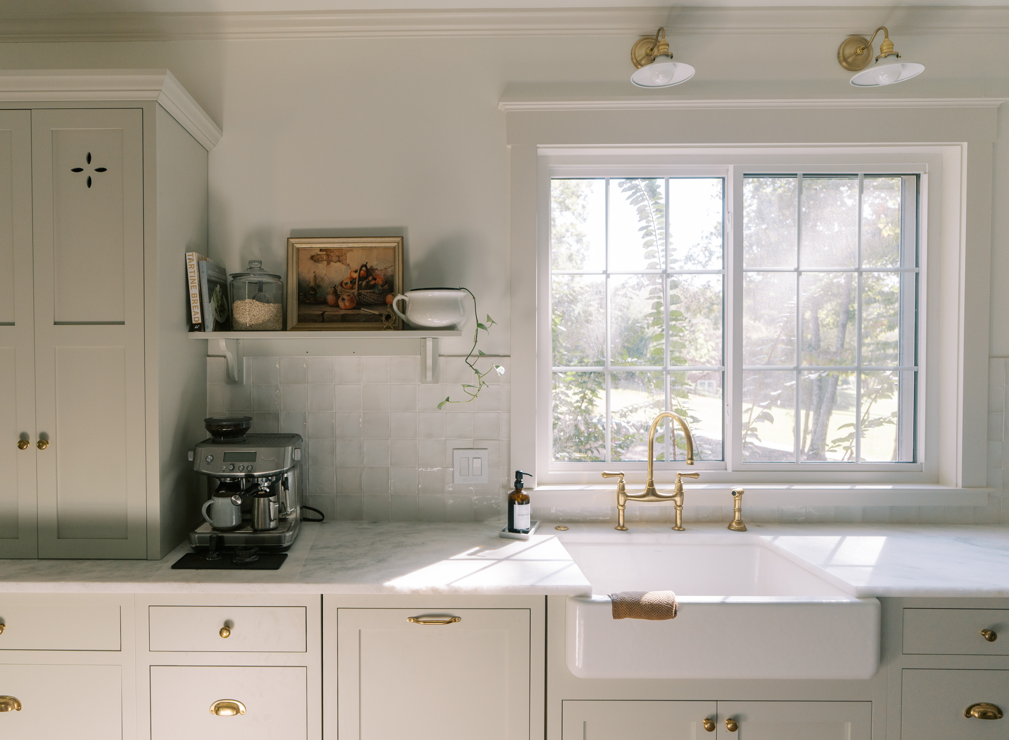 Affordable handmade tile kitchen backsplash