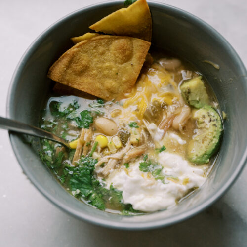 slow cooker white chicken chili