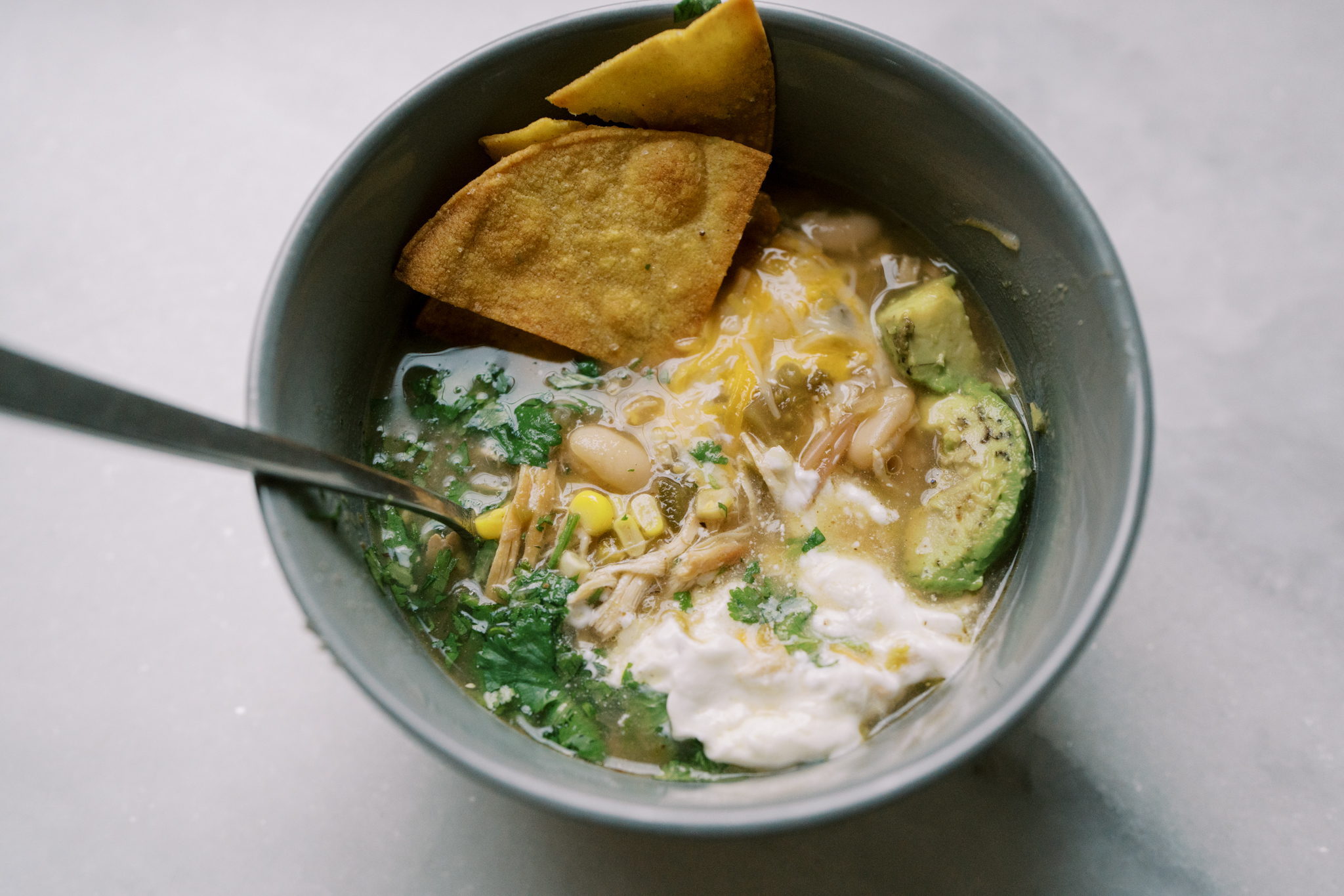 slow cooker white chicken chili