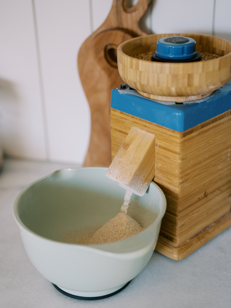 freshly milled flour at home