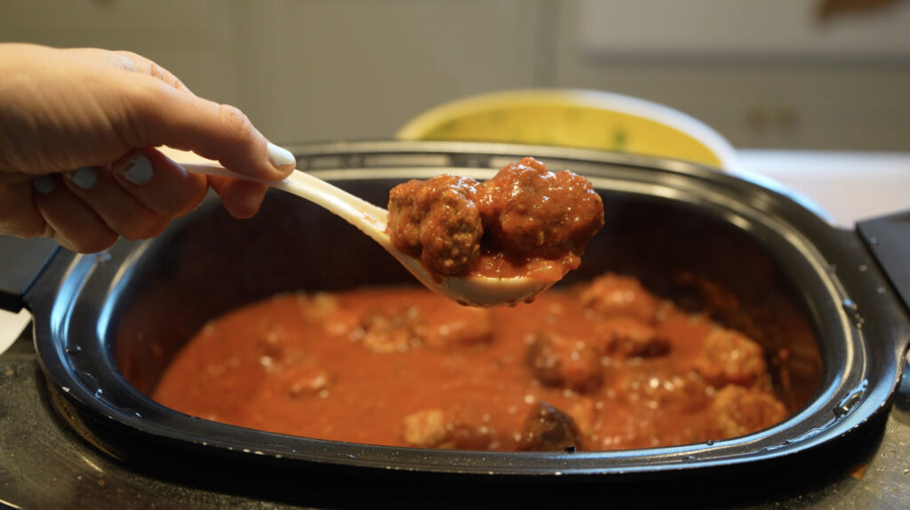 slow cooker meatballs in marinara sauce recipe