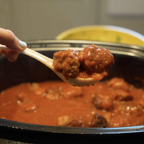 slow cooker meatballs in marinara sauce recipe