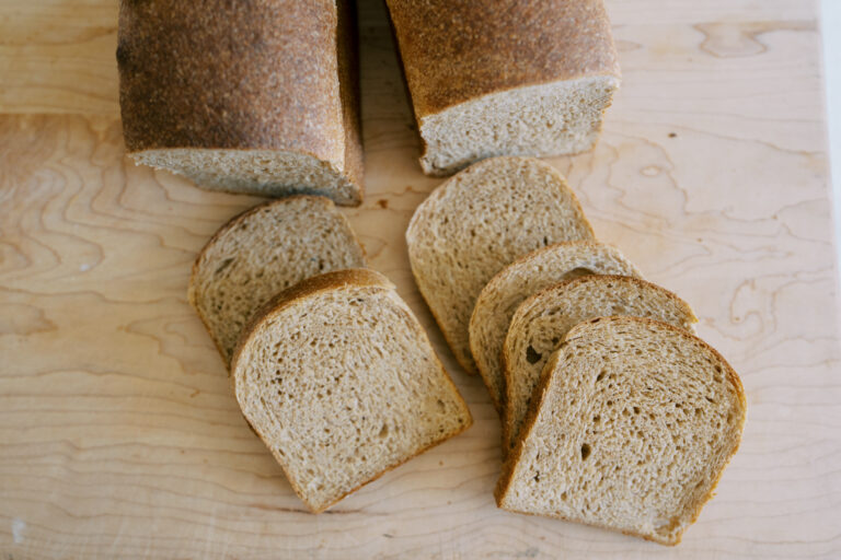 100% Whole Wheat Sourdough Sandwich Bread – Two Easy Methods