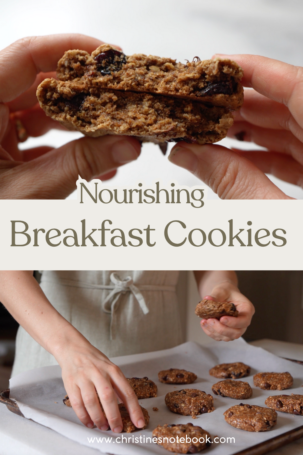 Healthy Breakfast Cookie Recipe for Grab & Go Breakfast and Snacks