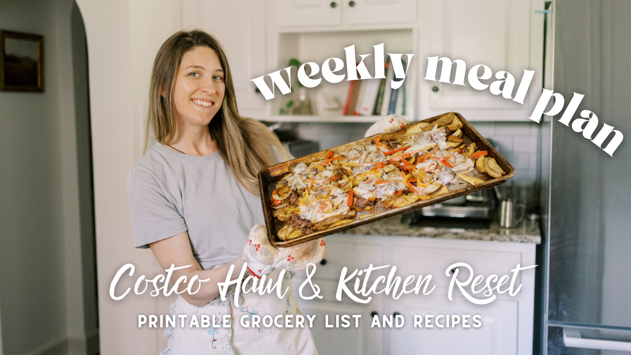 weekly meal plan