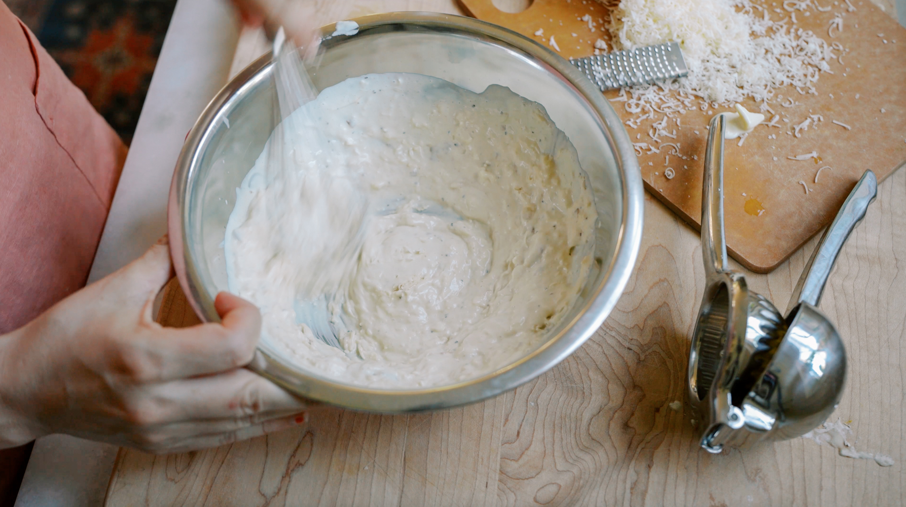 how to make caesar salad dressing