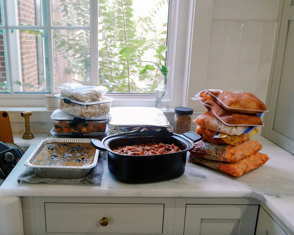 8 freezer meals for a large family