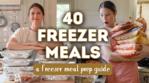 40 freezer meals to stock your freezer