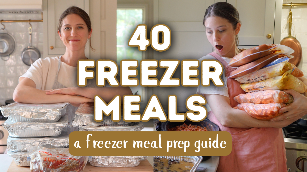 40 freezer meals to stock your freezer