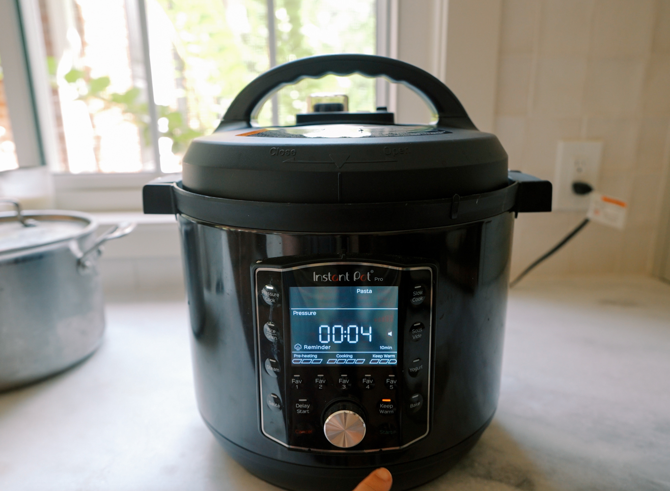instant pot on counter
