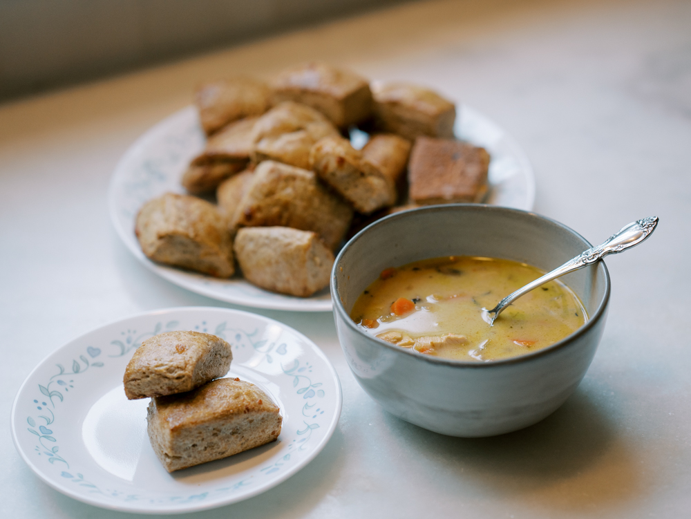 creamy chicken and mushroom soup