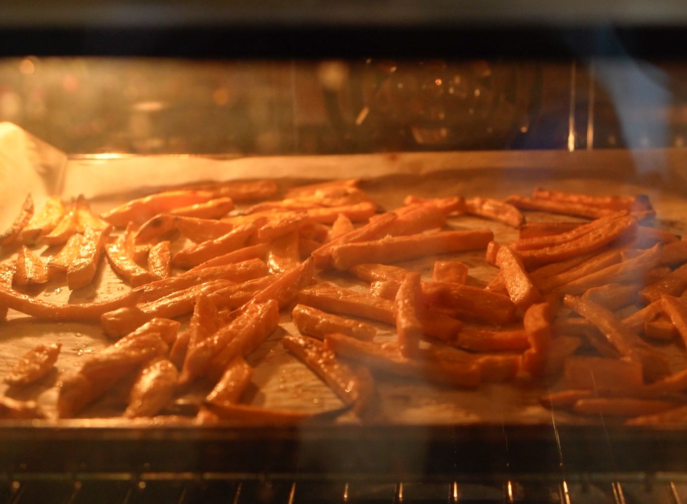 sweet potato fries in the oven