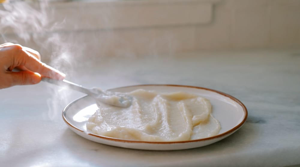 tangzong cooling on a plate