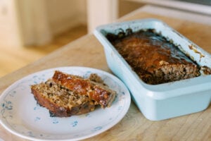 Freezer Friendly Caramelized Onion Meatloaf