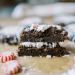 fudgy chocolate peppermint cookies