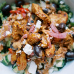 honey harissa chicken bowls