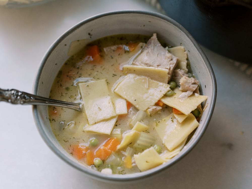 leftover turkey soup