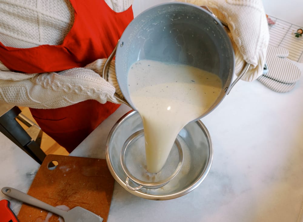 homemade vanilla bean ice cream