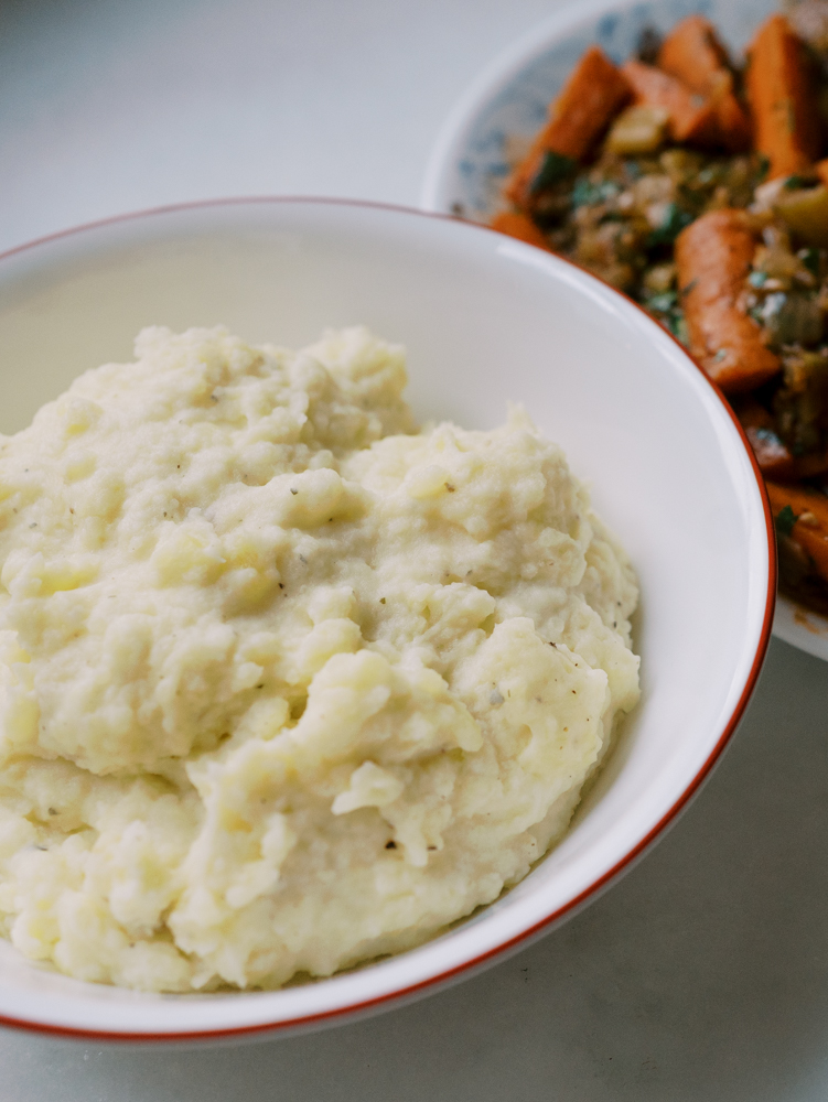 easy creamy Boursin Mashed Potatoes