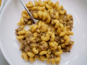 One Pot Grown Up beef Hamburger Helper