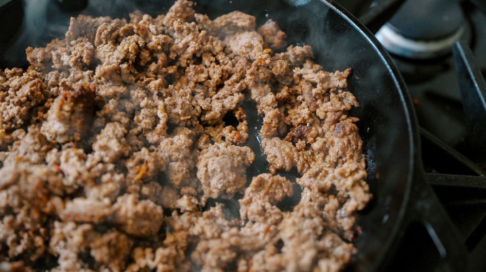 crispy ground beef