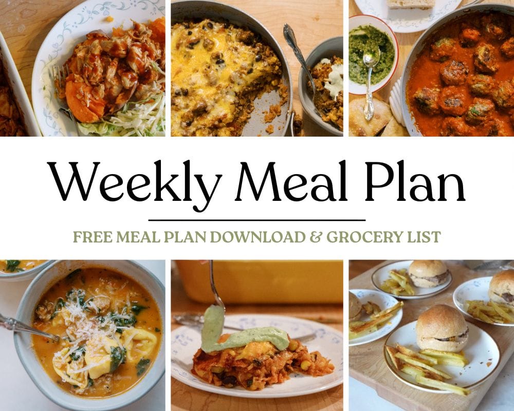 Weekly Meal Plan