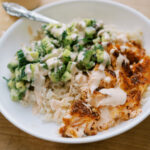 California Style Salmon Rice Bowls