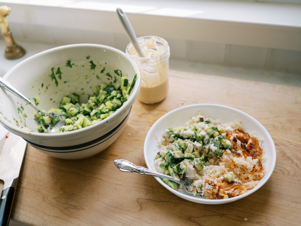 California Style Salmon Rice Bowls