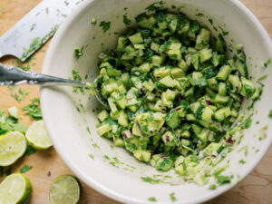 Cucumber Avocado Salad