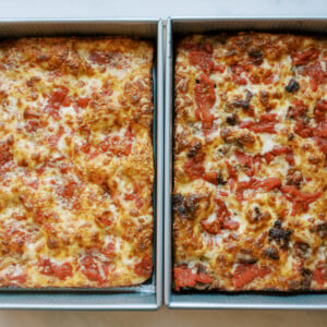 Sourdough pan pizza