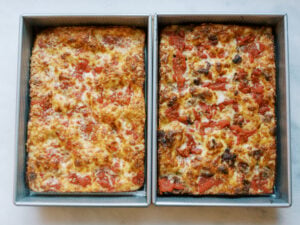 Sourdough pan pizza
