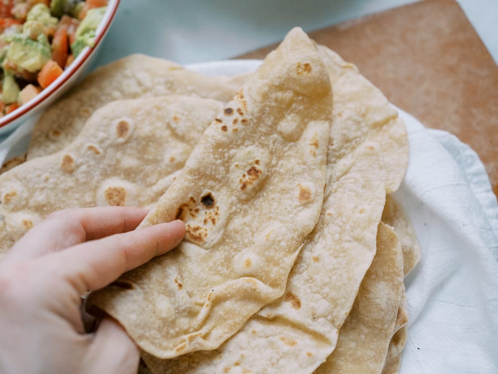 Same Day Sourdough Kamut Tortillas Recipe