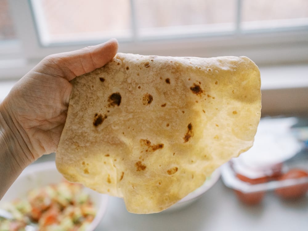 Same Day Sourdough Kamut Tortillas Recipe