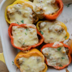 Farro and Goat Cheese Stuffed Peppers