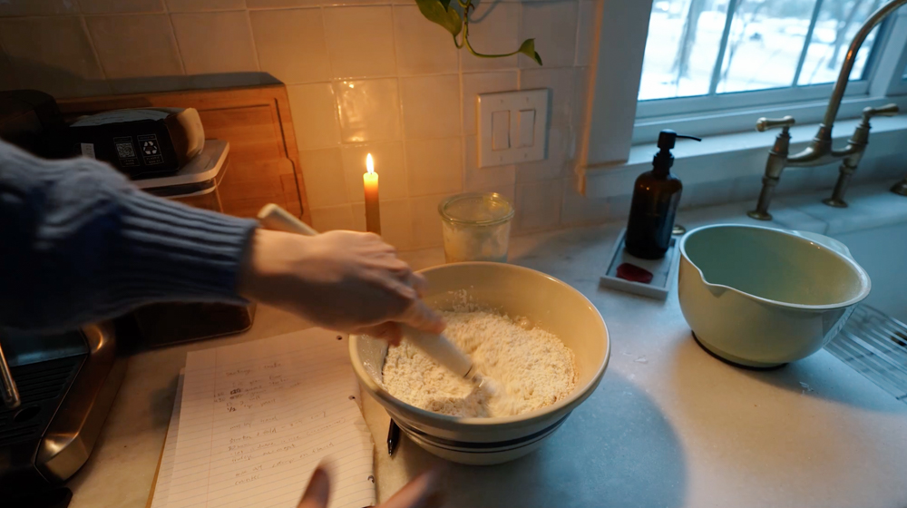 sourdough ciabatta with freshly milled flour