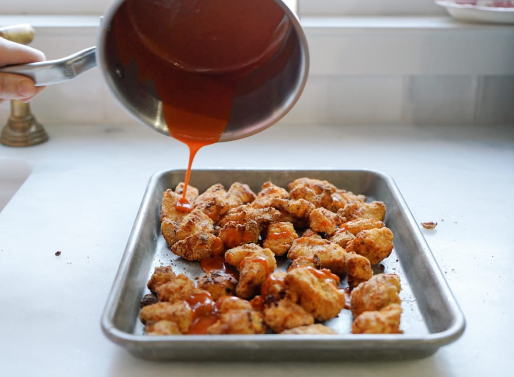 Crispy Air Fryer Buffalo Chicken Bites
