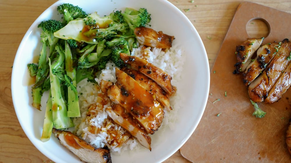 Air Fryer Chicken Teriyaki Bowls