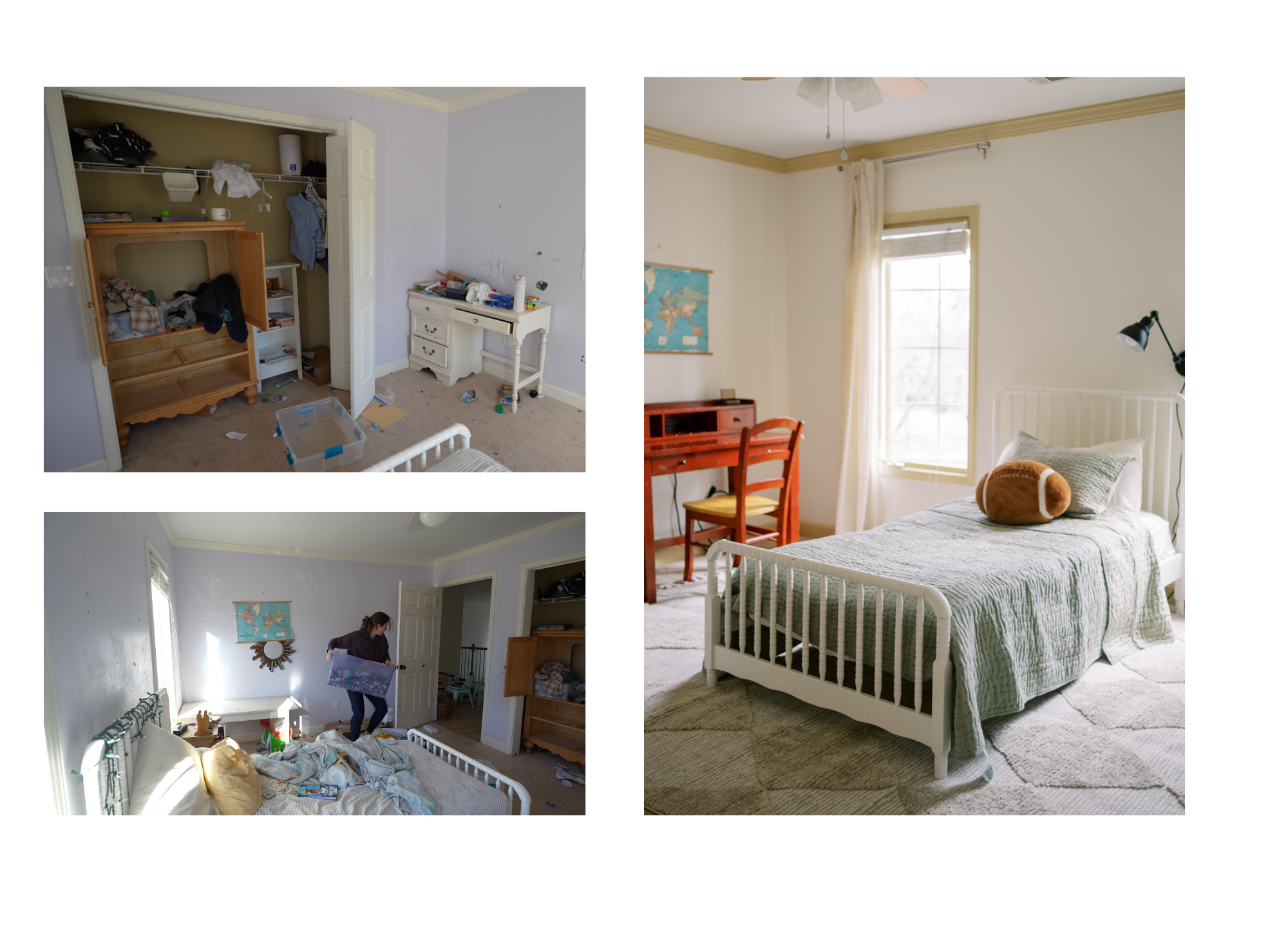 DIY boys bedroom makeover on a budget