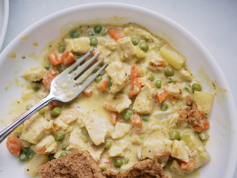 Chicken Pot Pie Skillet