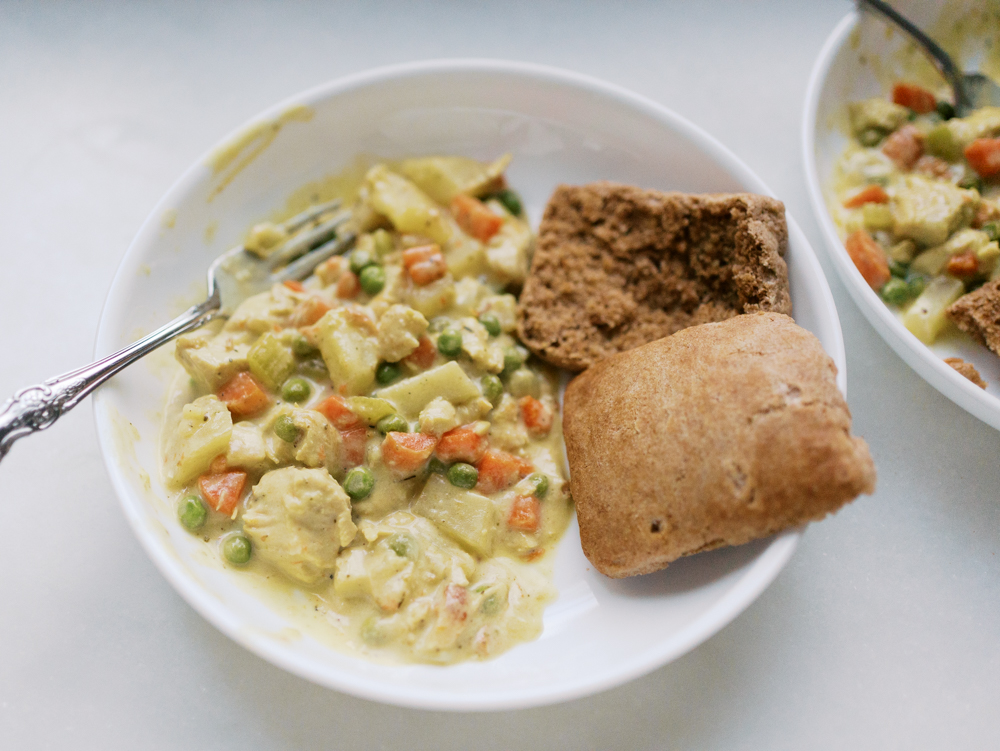 Chicken Pot Pie Skillet