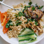 Creamy Peanut Lime Chicken Noodle Bowls