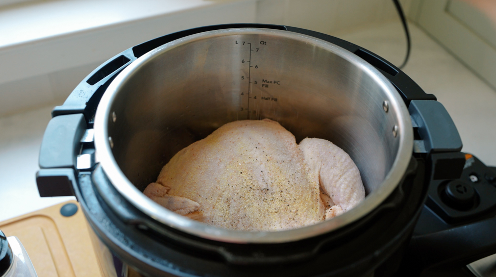 whole chicken in the instant pot