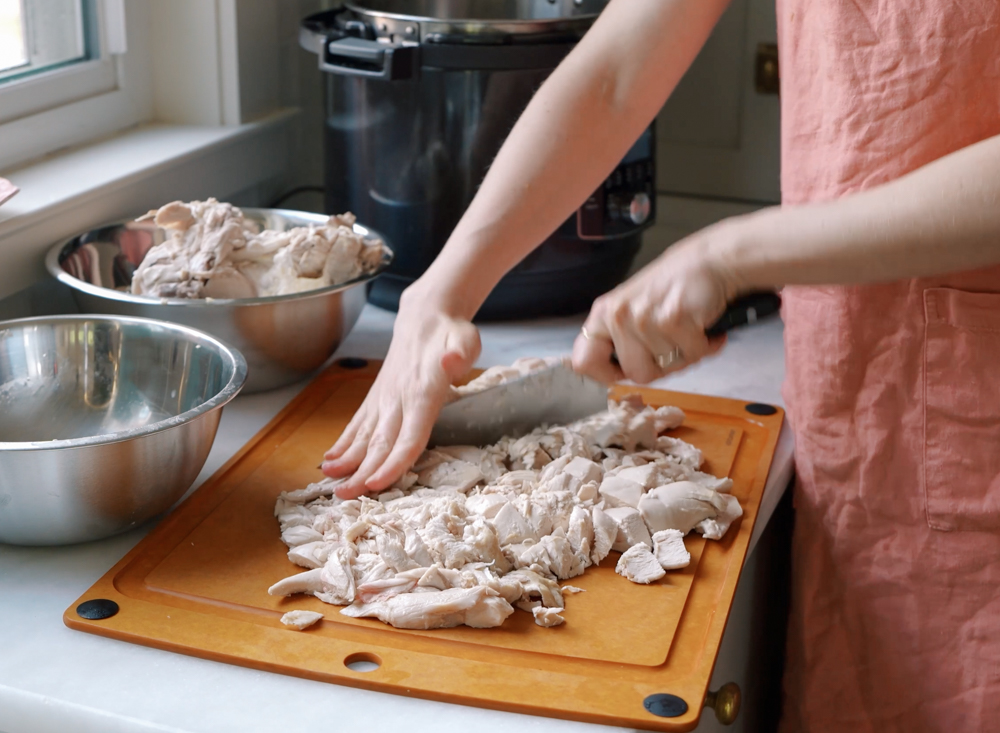 perfect shredded chicken in the instant pot