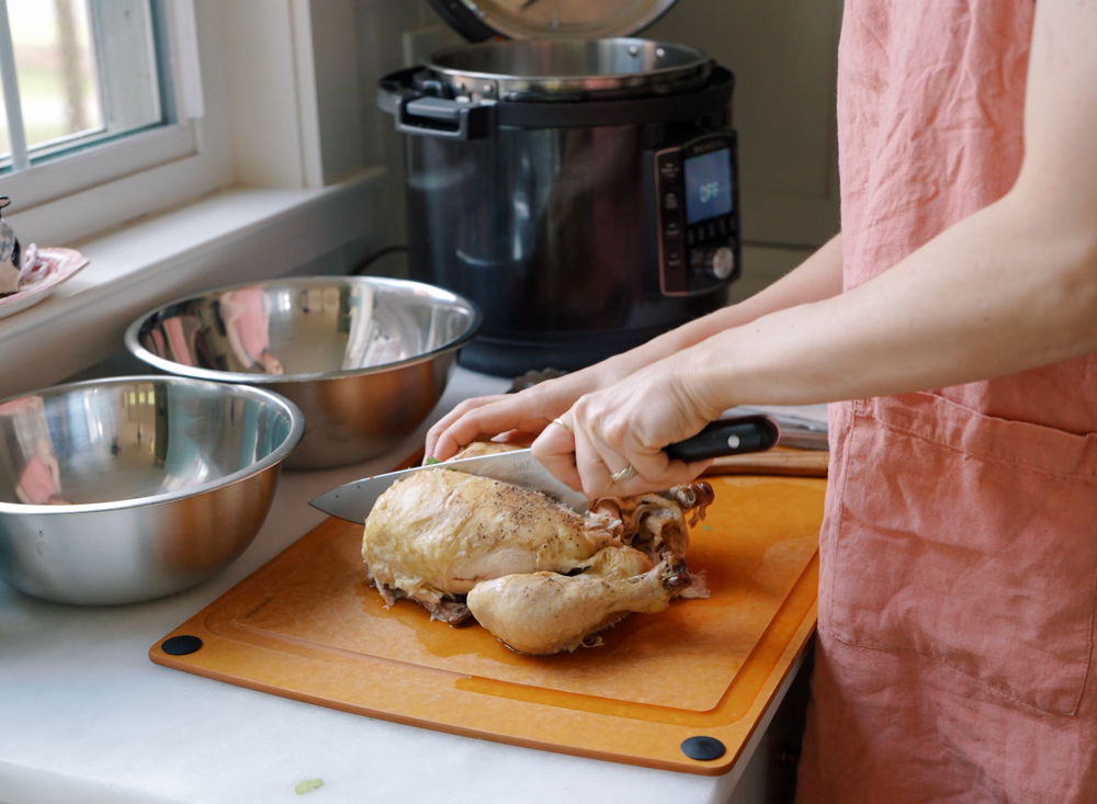 how to cook a whole chicken in the instant pot