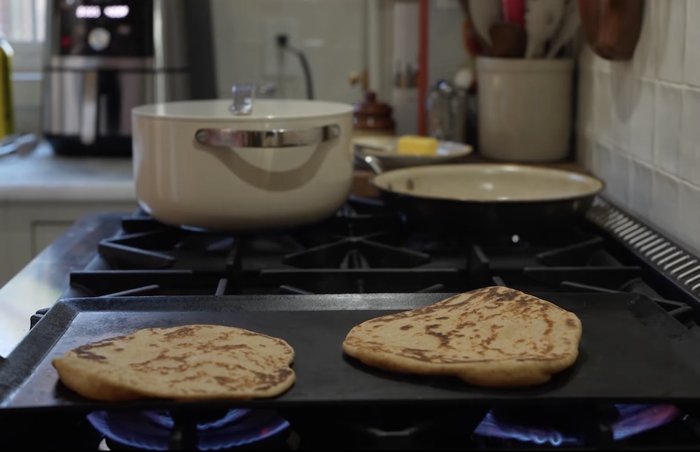 Sourdough naan
