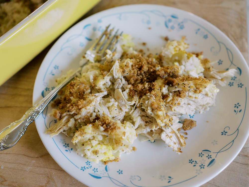 Poppy Seed Chicken Casserole