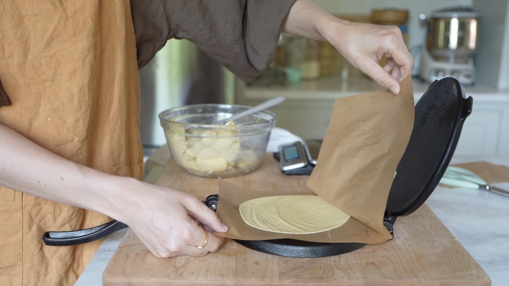Soft corn tortillas