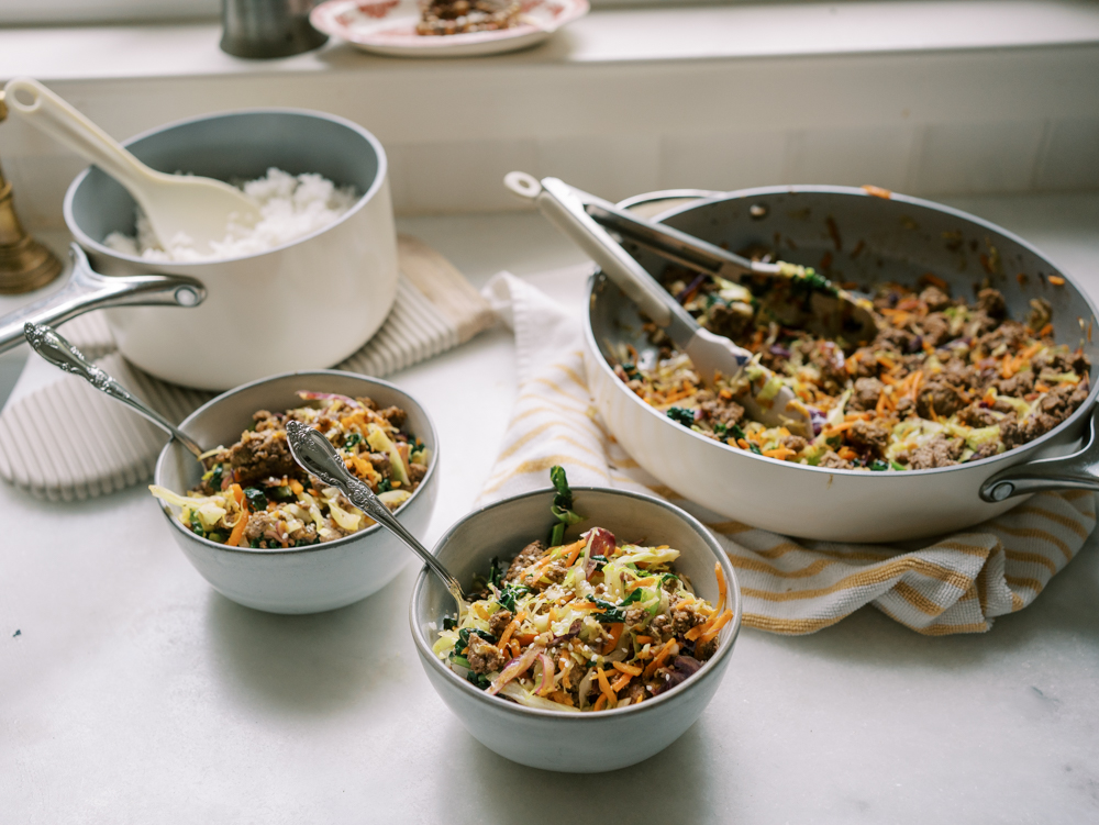 egg roll in a bowl