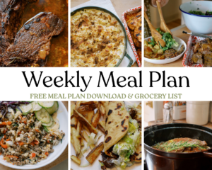 Weekly Meal Plan